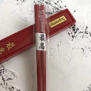 Supreme Bold Red Chopsticks Set
